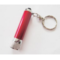 LED Flashlight Camping Light with Key Ring ABS End